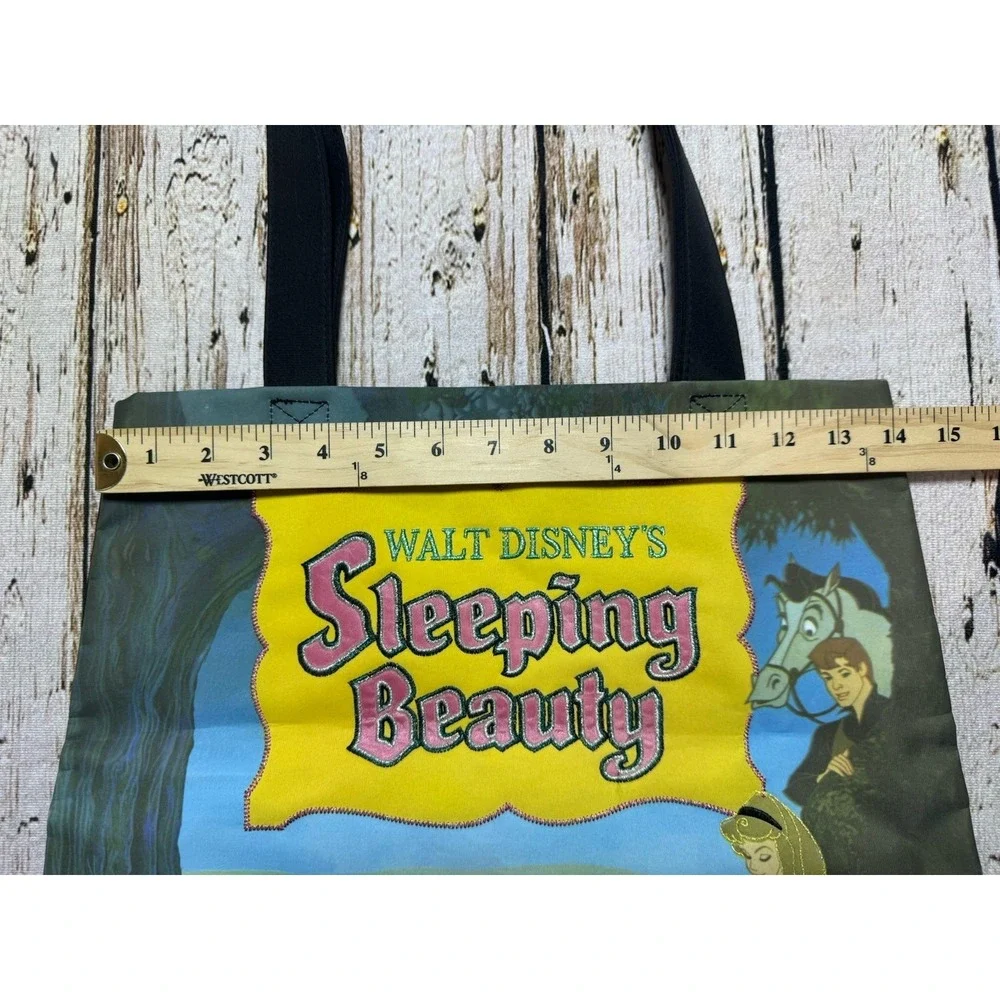Sleeping Beauty Tote Bag Disney Store Walt Disney Embroidered - Picture 4 of 7
